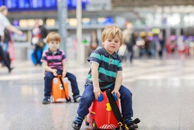 Luggage for a family holiday - Trunki