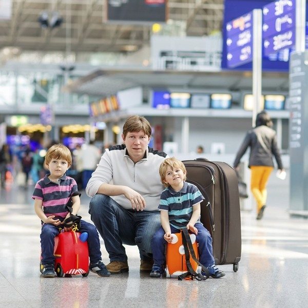 Preparing for a family holiday - getting to airport