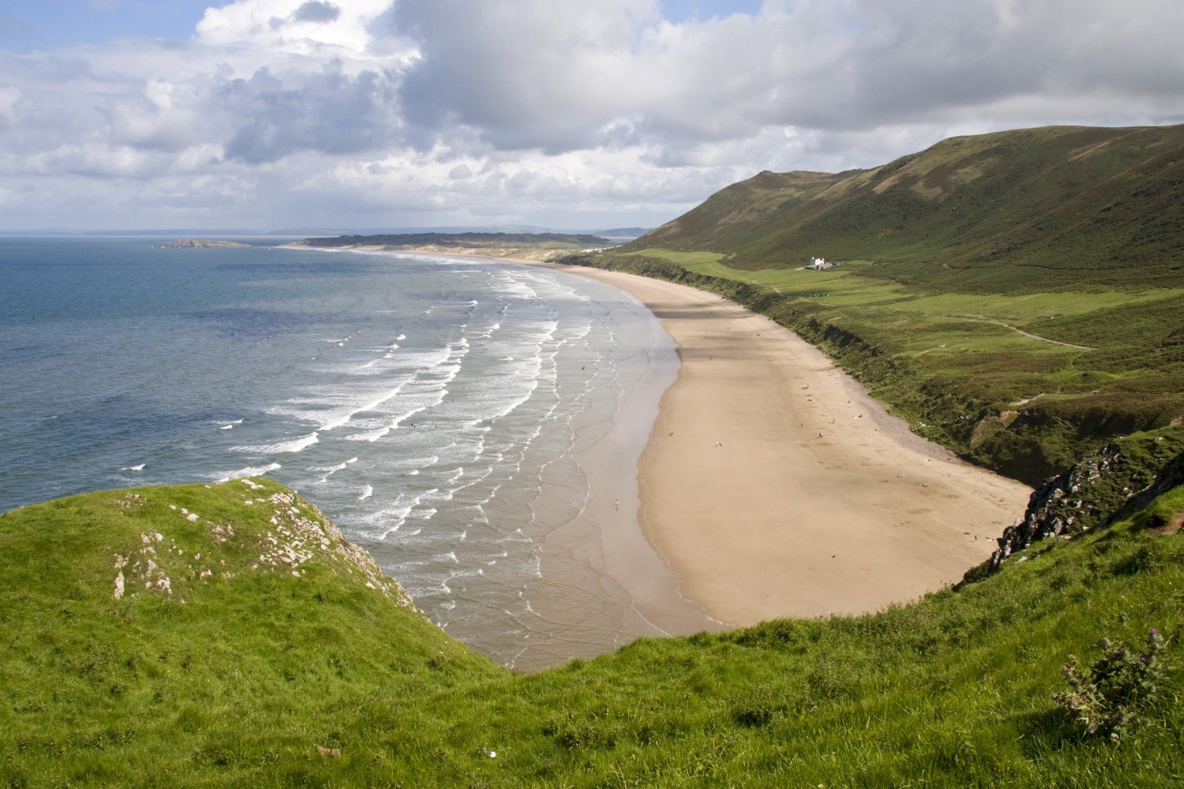 Family Beach Holidays UK - Rhossili Bay Wales