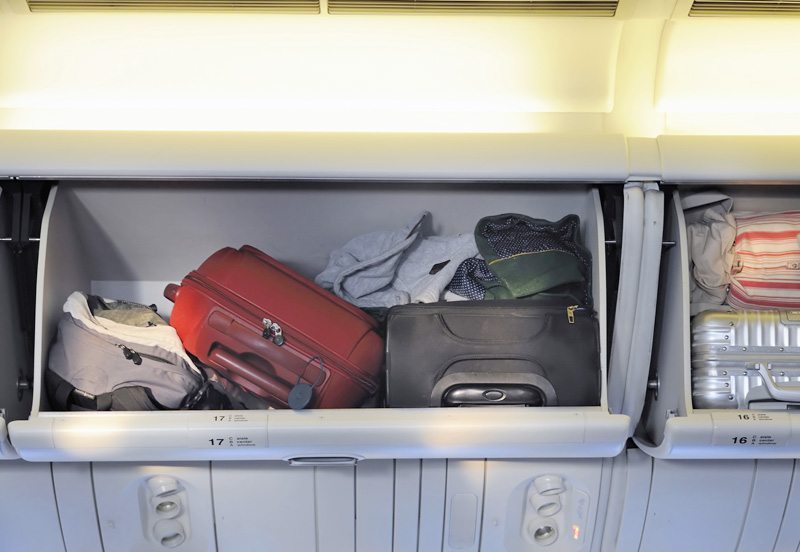 Luggage for a family holiday - cabin baggage