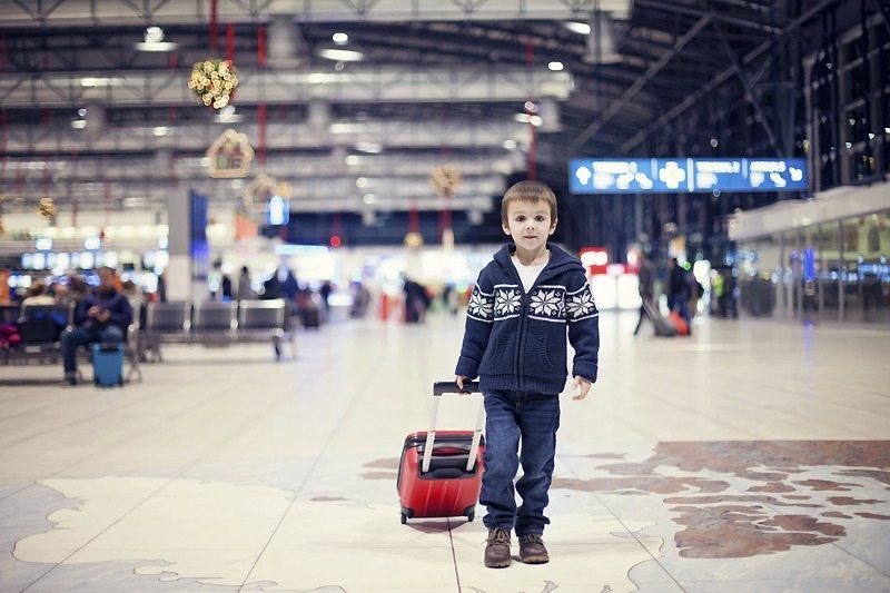 Luggage for a family holiday - carry on for kids